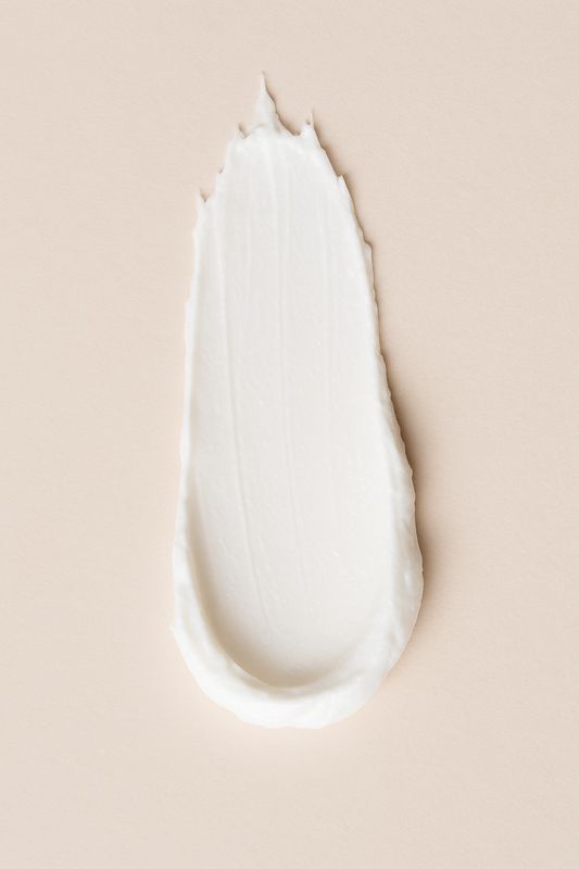One simple smear across the image color of body butter more white not beige 